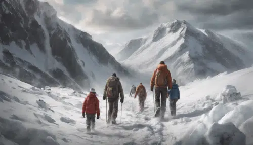 découvrez le récit captivant de la survie d'une famille face à une avalanche meurtrière dans le massif du sancy.