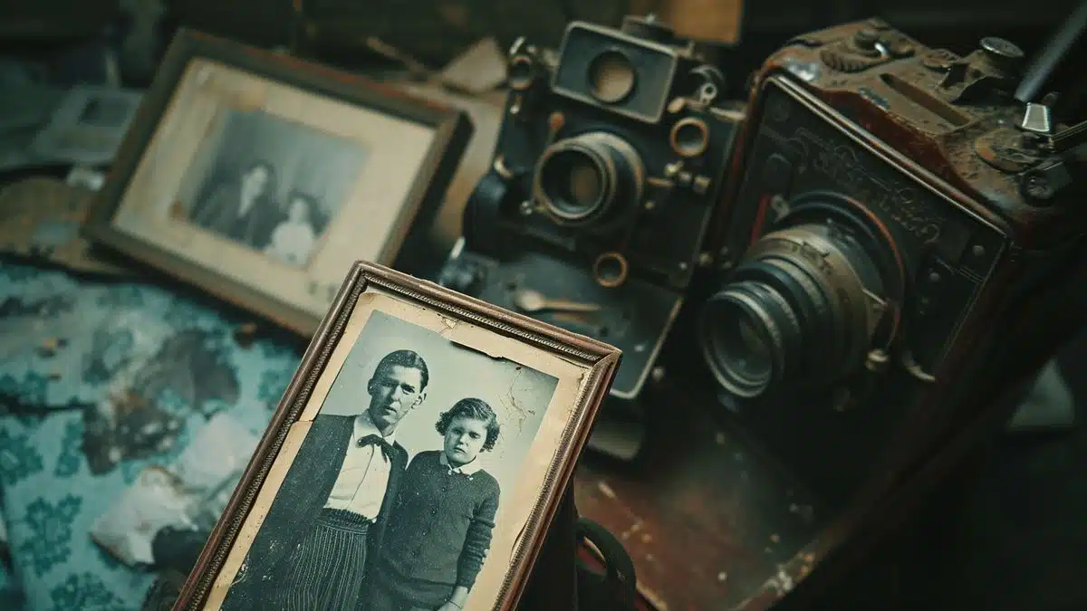 Vintage family photograph sparks painful memories and hidden secrets.